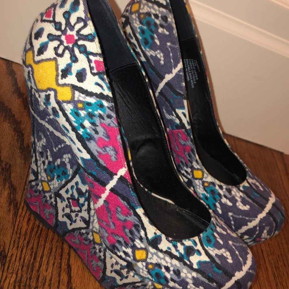 Wedged heels